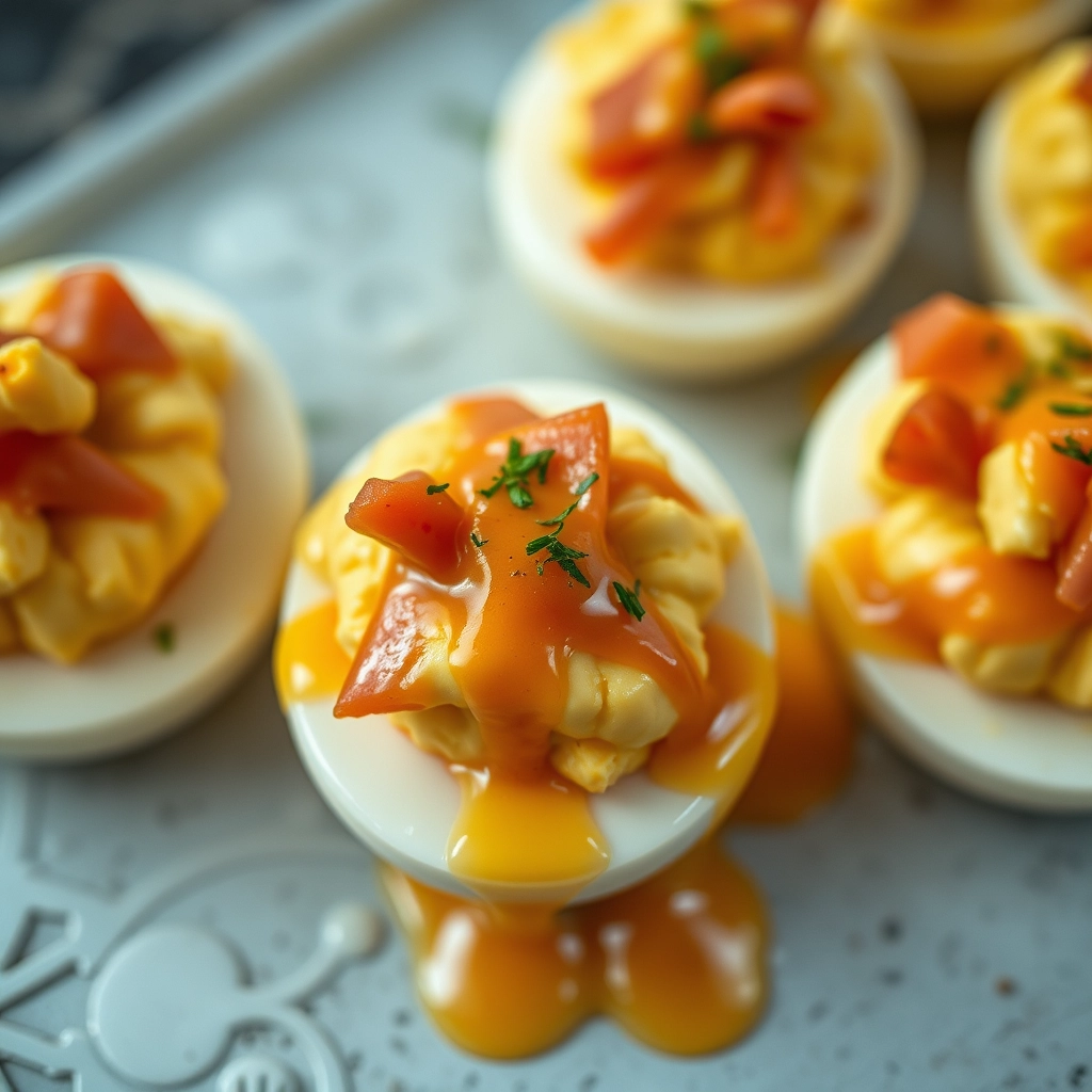 perfect-ham-cheese-deviled-eggs
