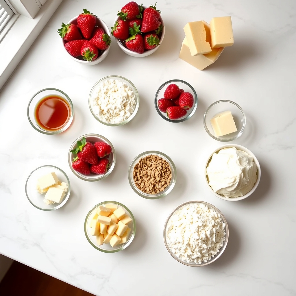 Strawberry Shortcake Cream Stackers – Sugar-Free ingredients