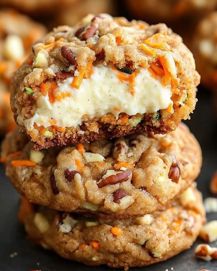 zucchini-carrot-cake-cheesecake-cookies