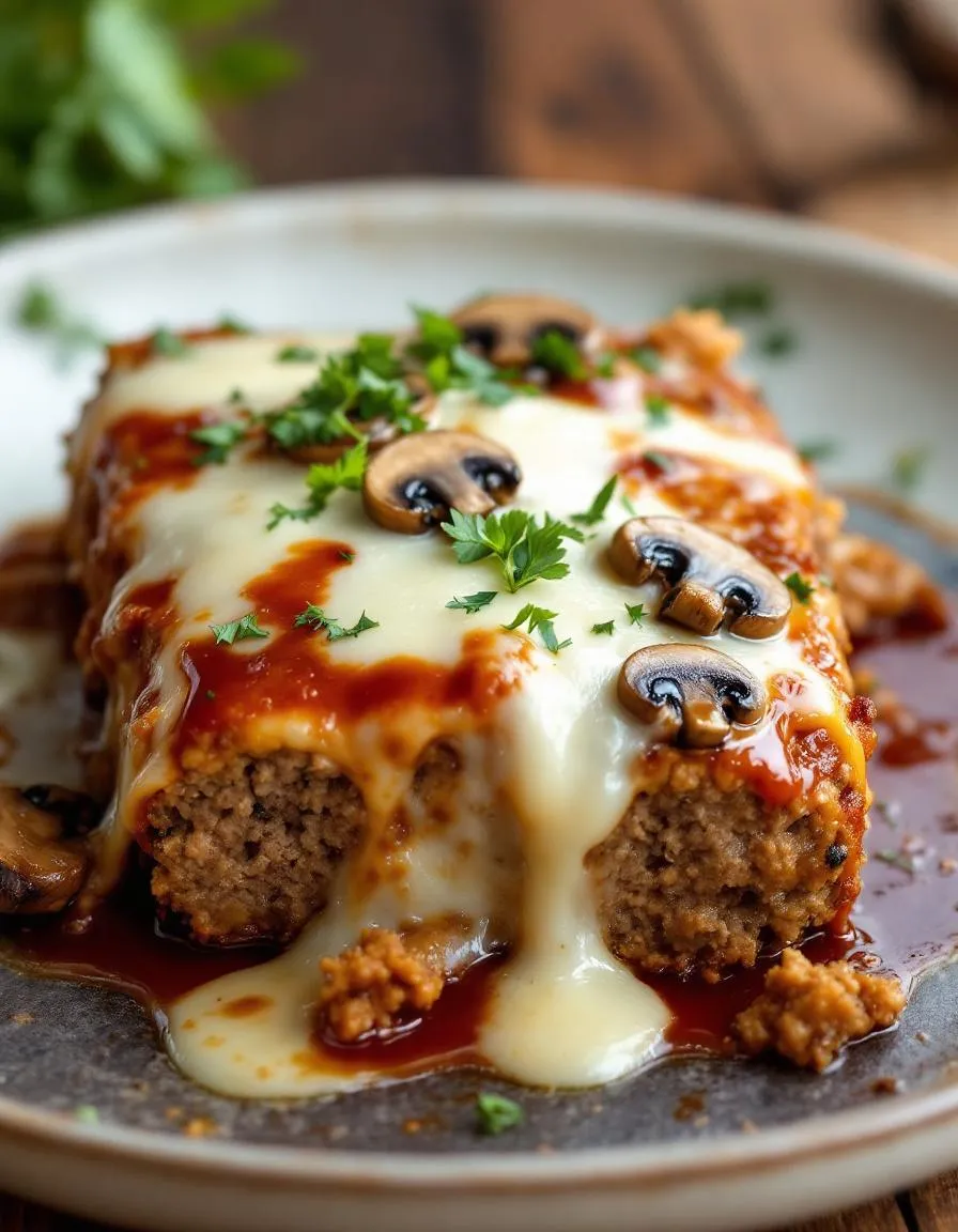 best-mushroom-swiss-meatloaf