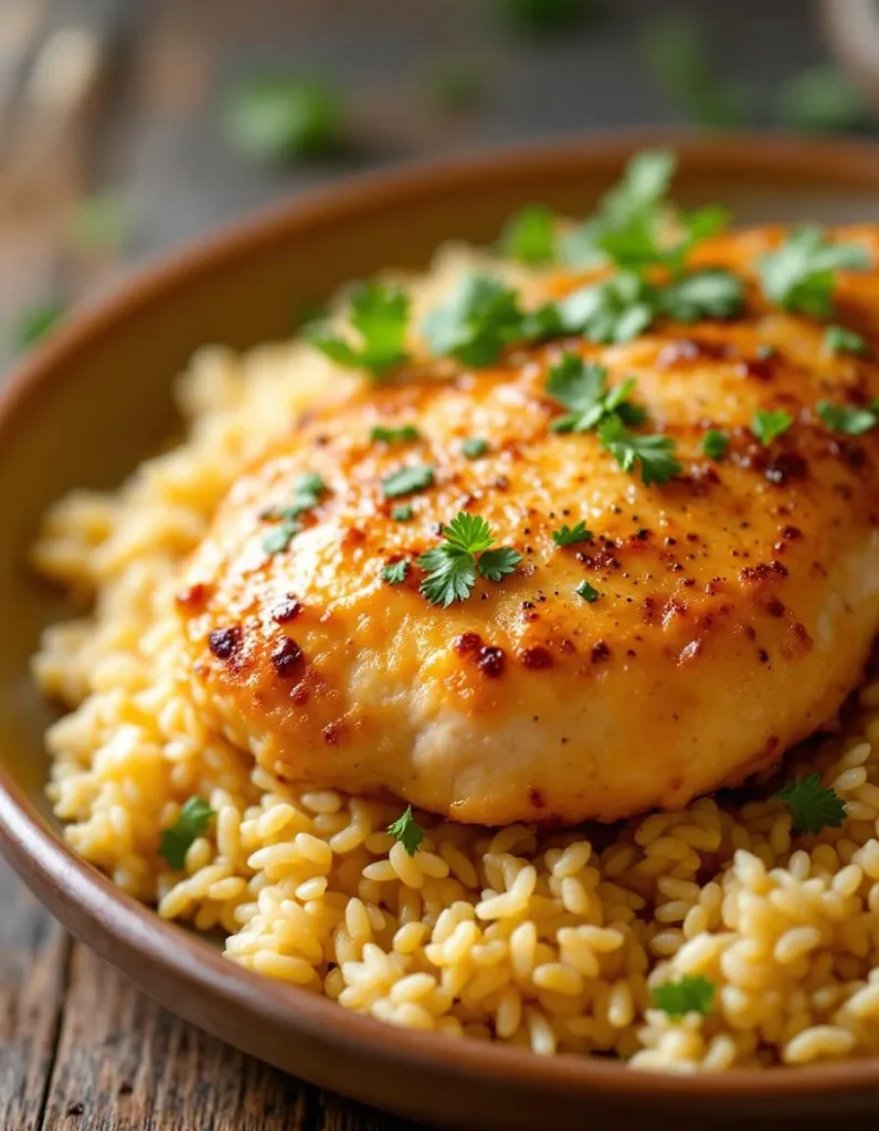 best-oven-baked-chicken-rice