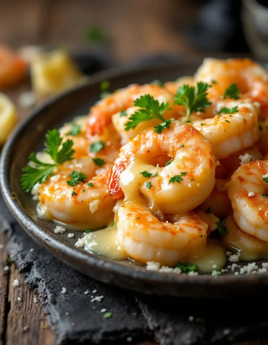 easy-baked-garlic-parmesan-shrimp