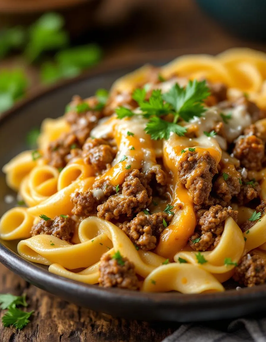 easy-cheesy-penne-garlic-beef
