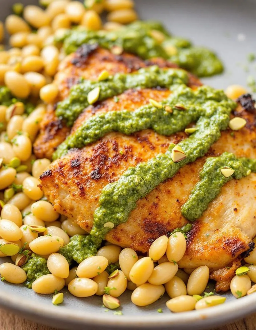easy-crispy-chicken-pistachio-pesto