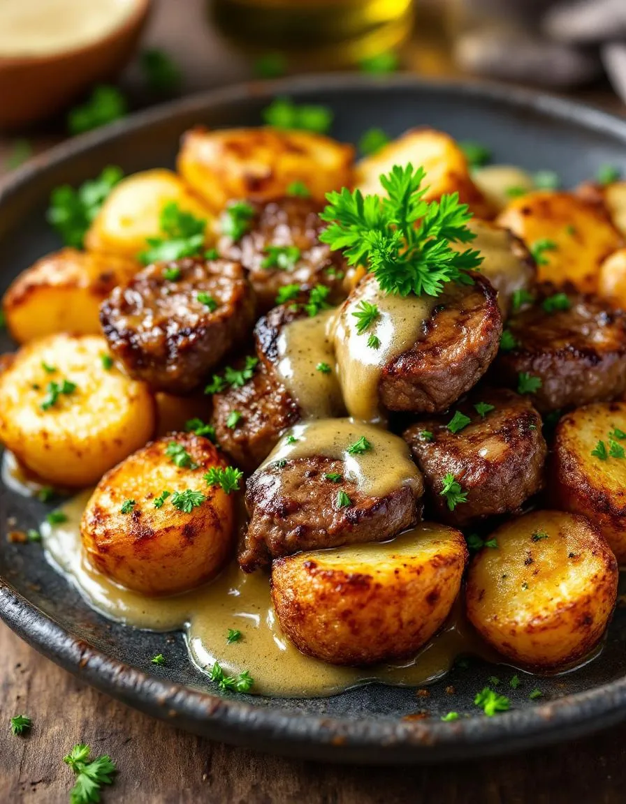 easy-garlic-butter-steak-potatoes