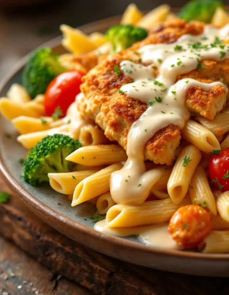 best-crispy-chicken-pasta-delight