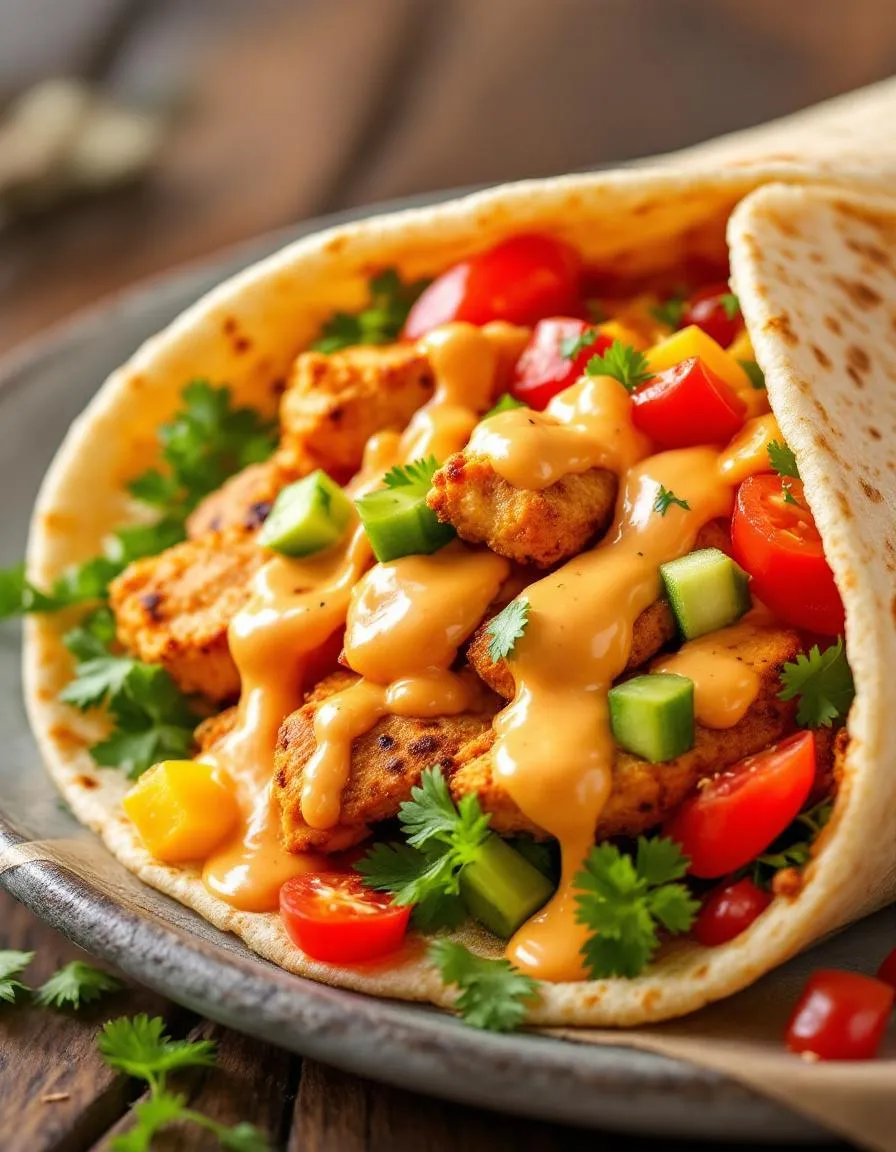easy-southwest-chicken-wrap