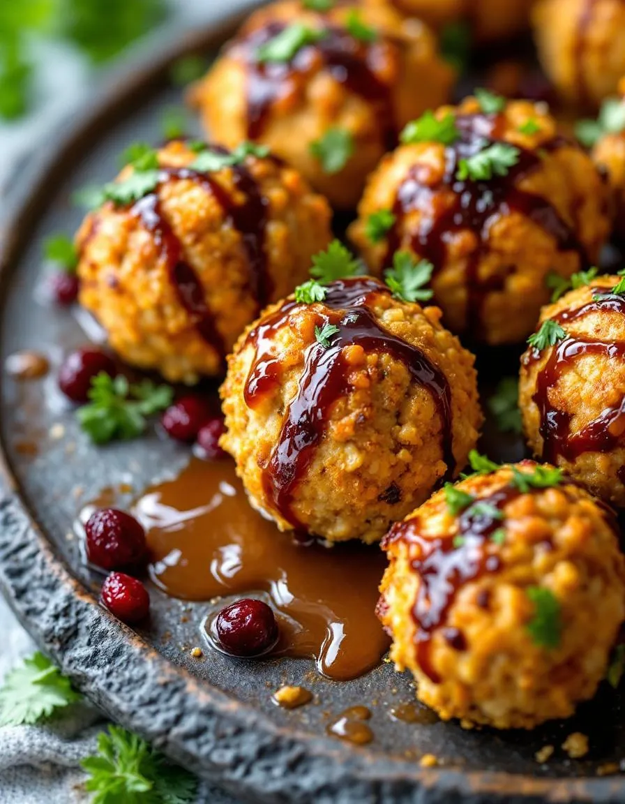 best-cranberry-turkey-stuffing-balls