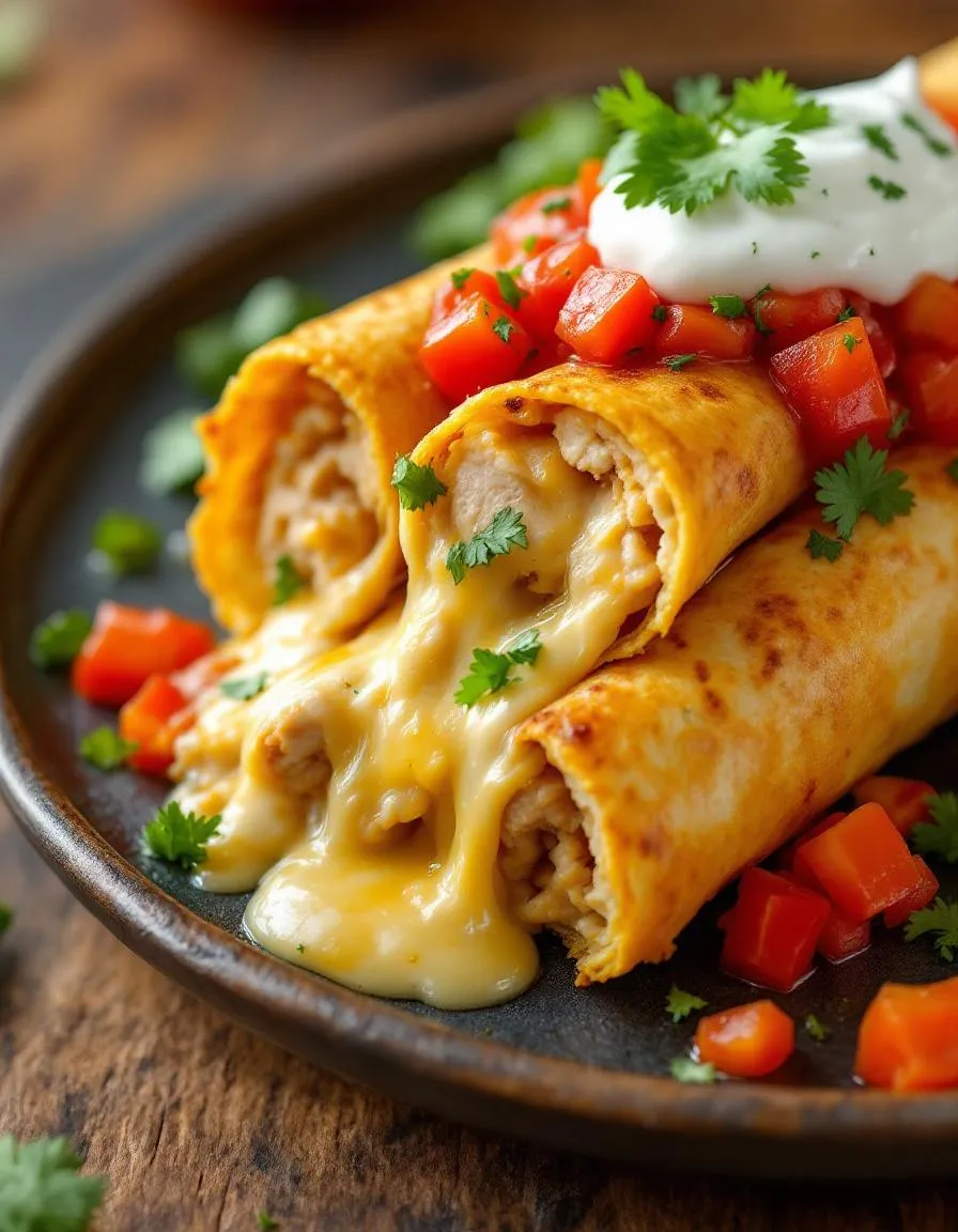 easy-baked-chicken-chimichangas
