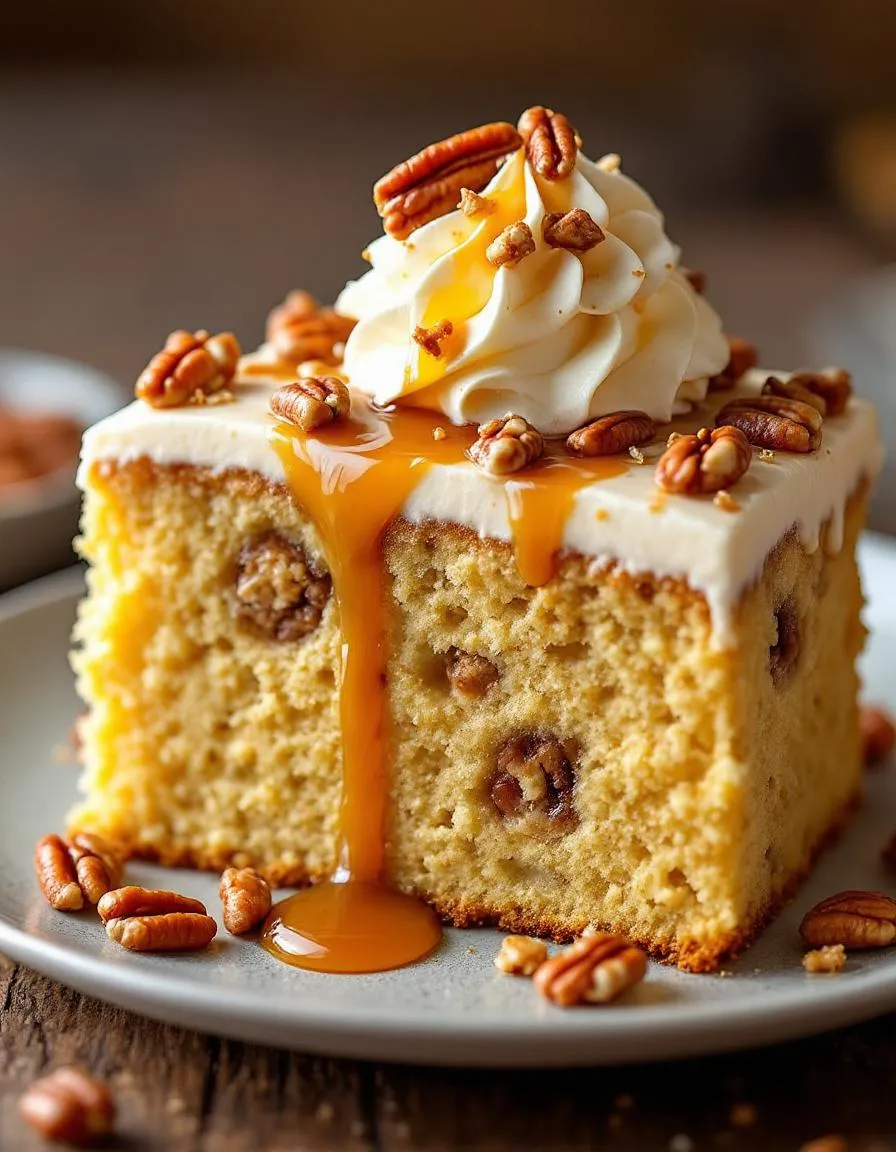 easy-butter-pecan-praline-poke-cake