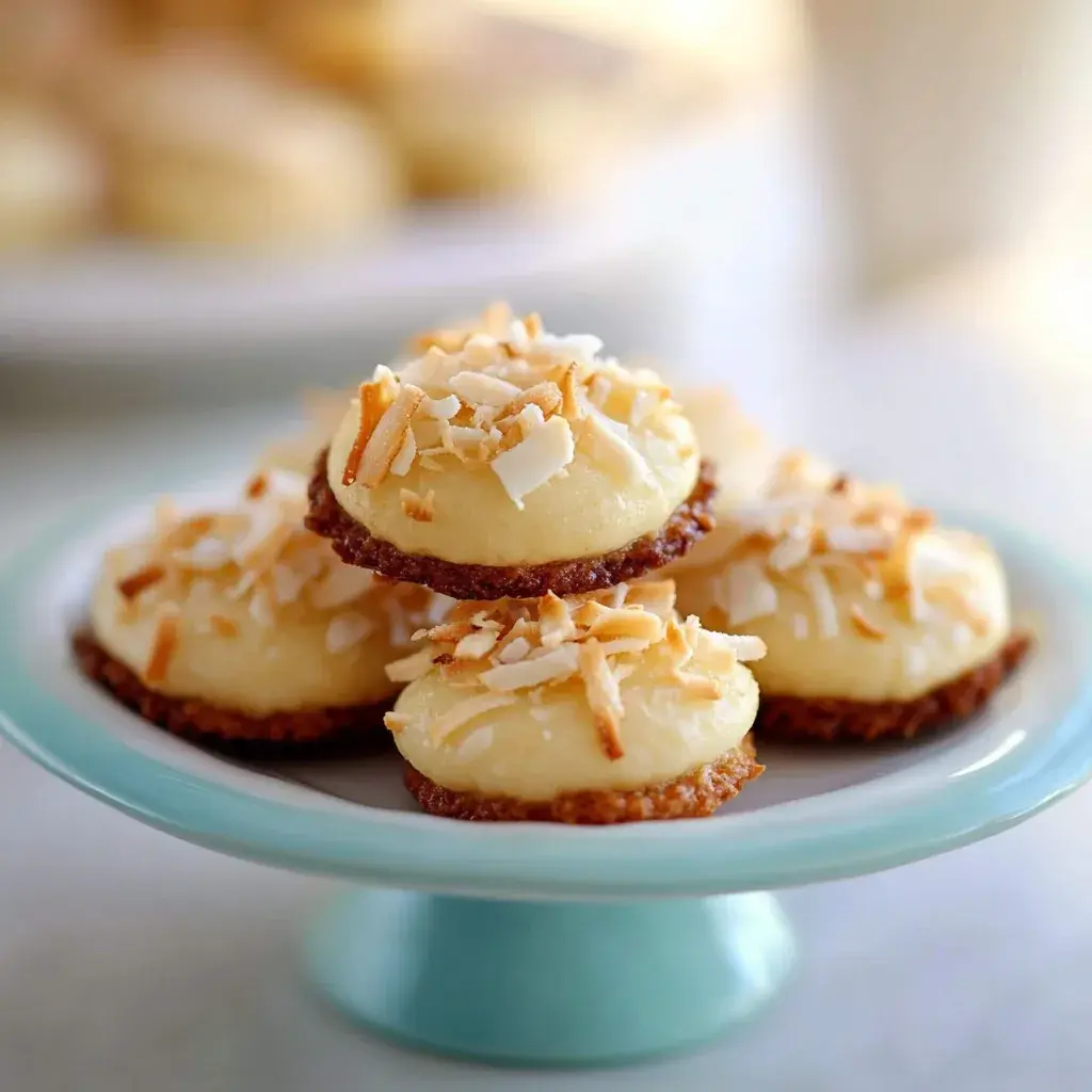Coconut Macaron Cookie Nests ingredients laid out on a counter.