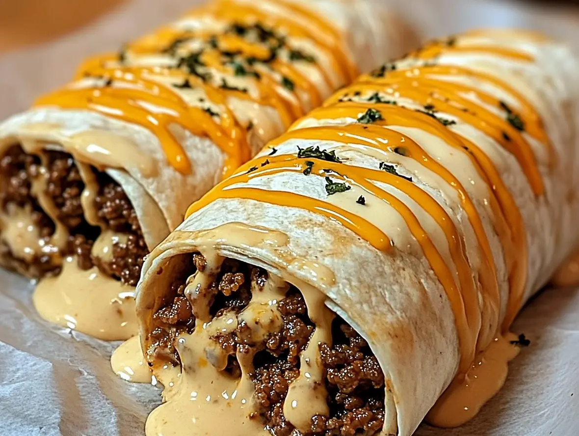 Close-up of Irresistible Mexican Dish with Creamy Sauce