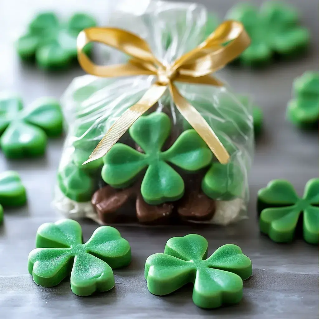 Close-up of a child's hands decorating a St. Patrick's Day cookie with green frosting.