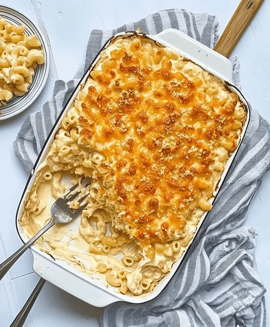 Close-up of Tini's Viral Mac and Cheese in a bowl