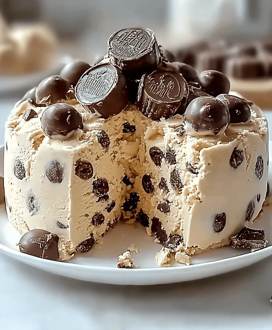 Scoops of Cookie Dough Snickers & Reese's Ice Cream with toppings.