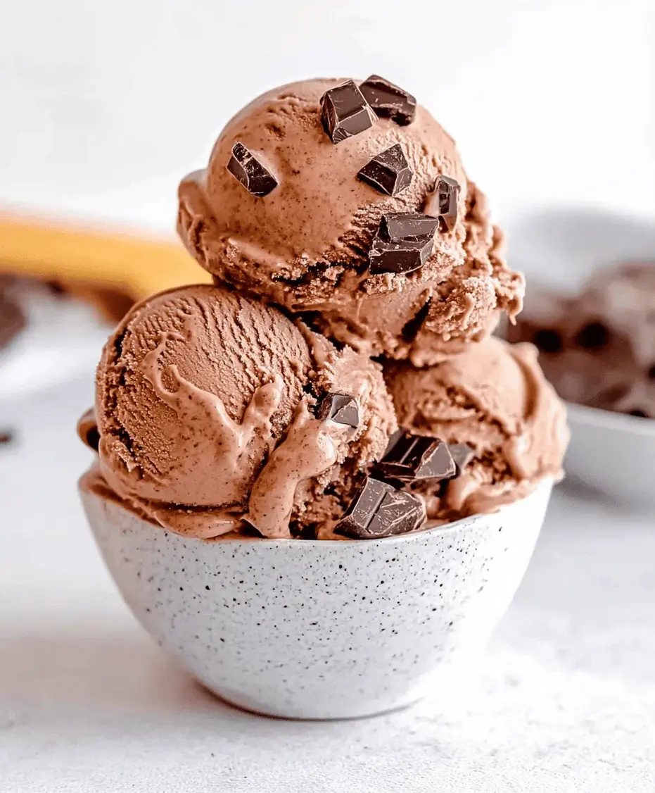 Scoops of double chocolate ice cream in a waffle cone
