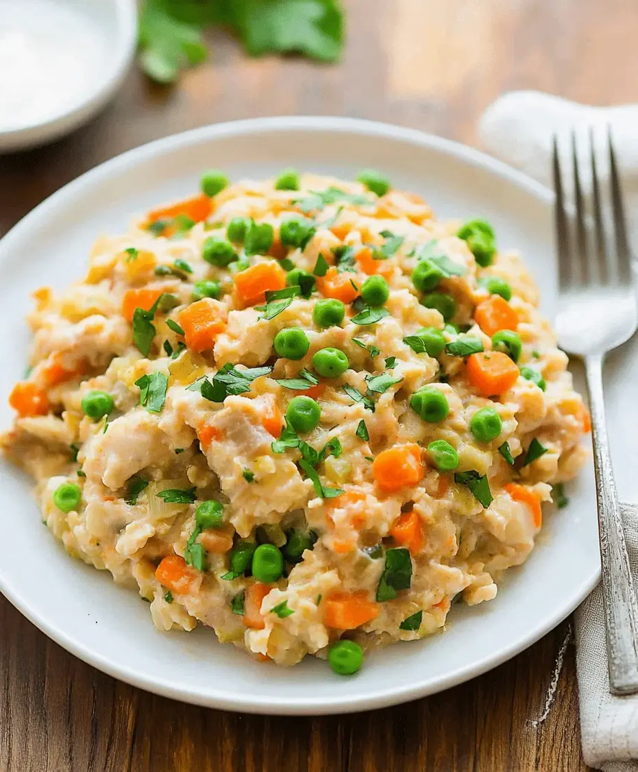 Close-up of a delicious serving of crockpot dinner