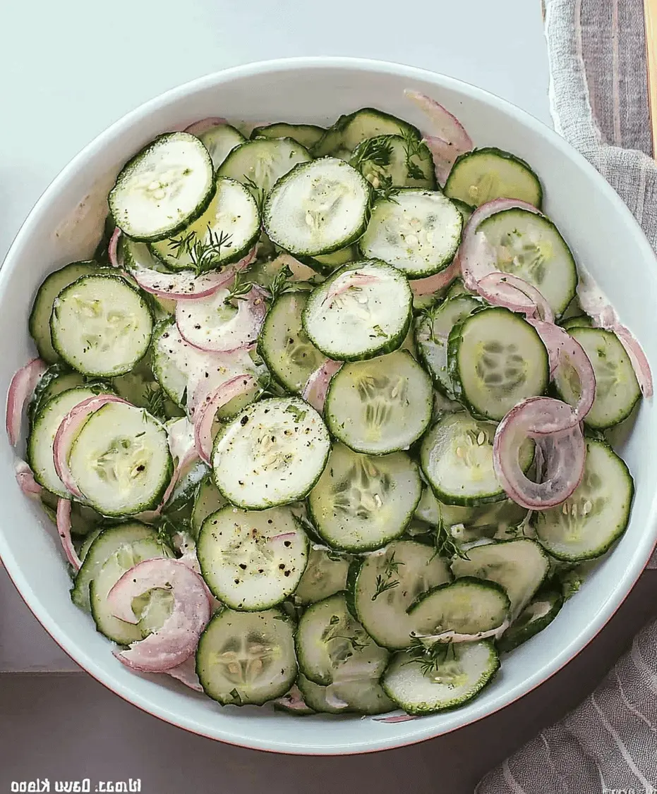 Dad's Creamy Cucumber Salad served on a picnic table alongside grilled meats and corn, showcasing it as the perfect

</p>
</div>
</div></article><article id=