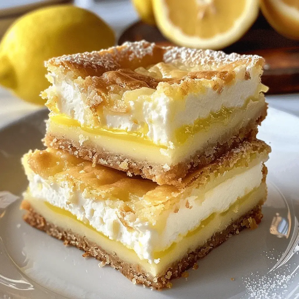 A square baking dish filled with creamy lemon bars, showing a perfect slice being lifted out with a spatula.