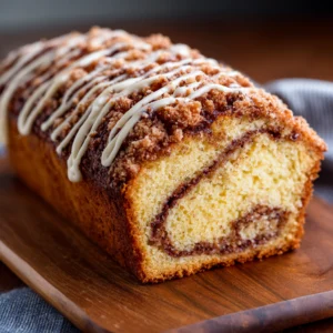 Sour Cream Coffee Cake Loaf
